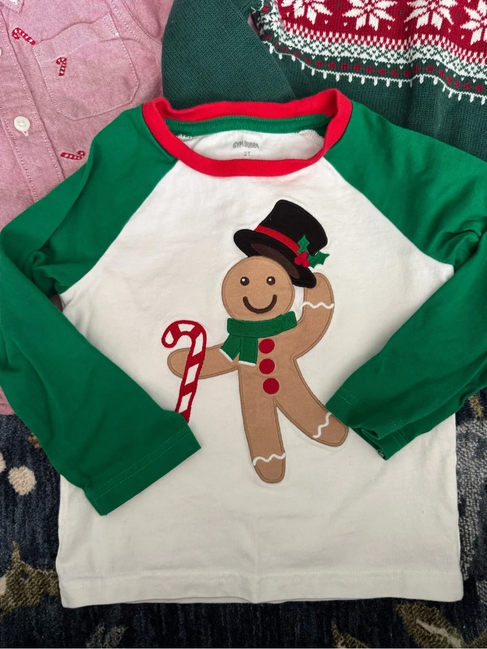 Bundle of 3 Gymboree Shirts Christmas holiday